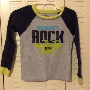 Boys long sleeve pajama shirt